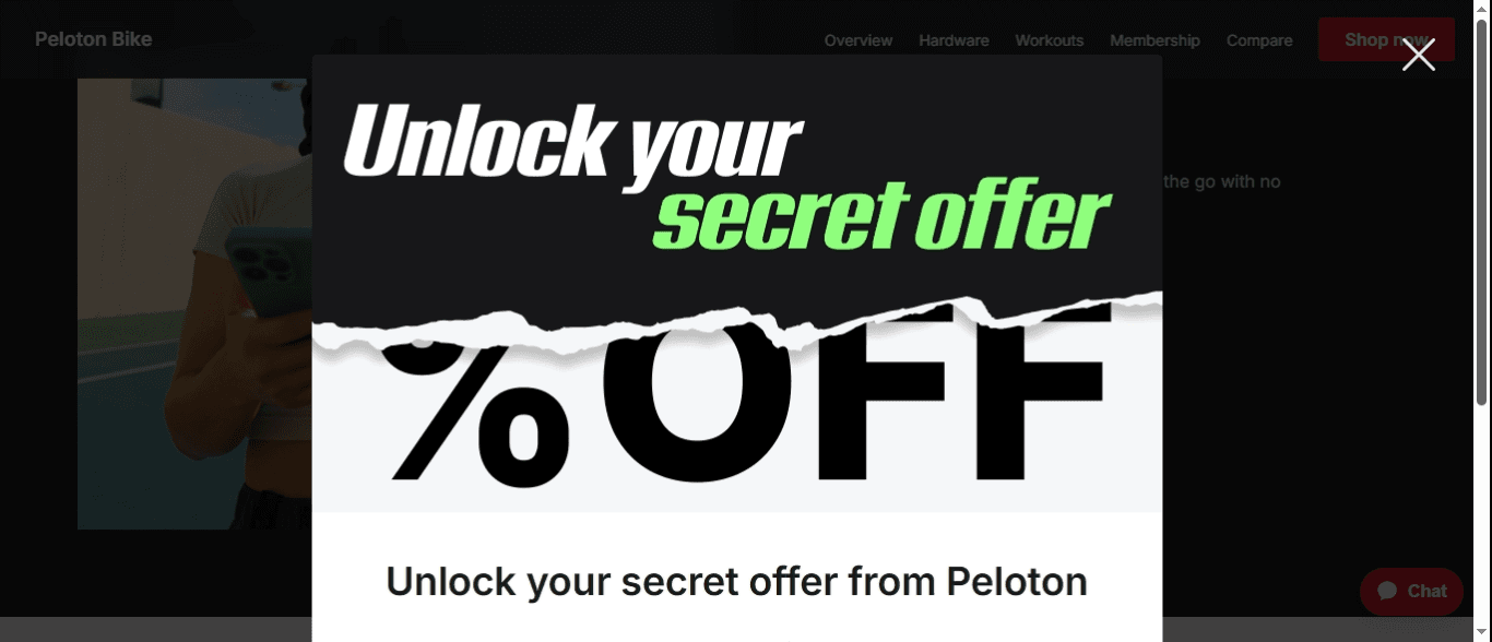 Peloton website Peloton website